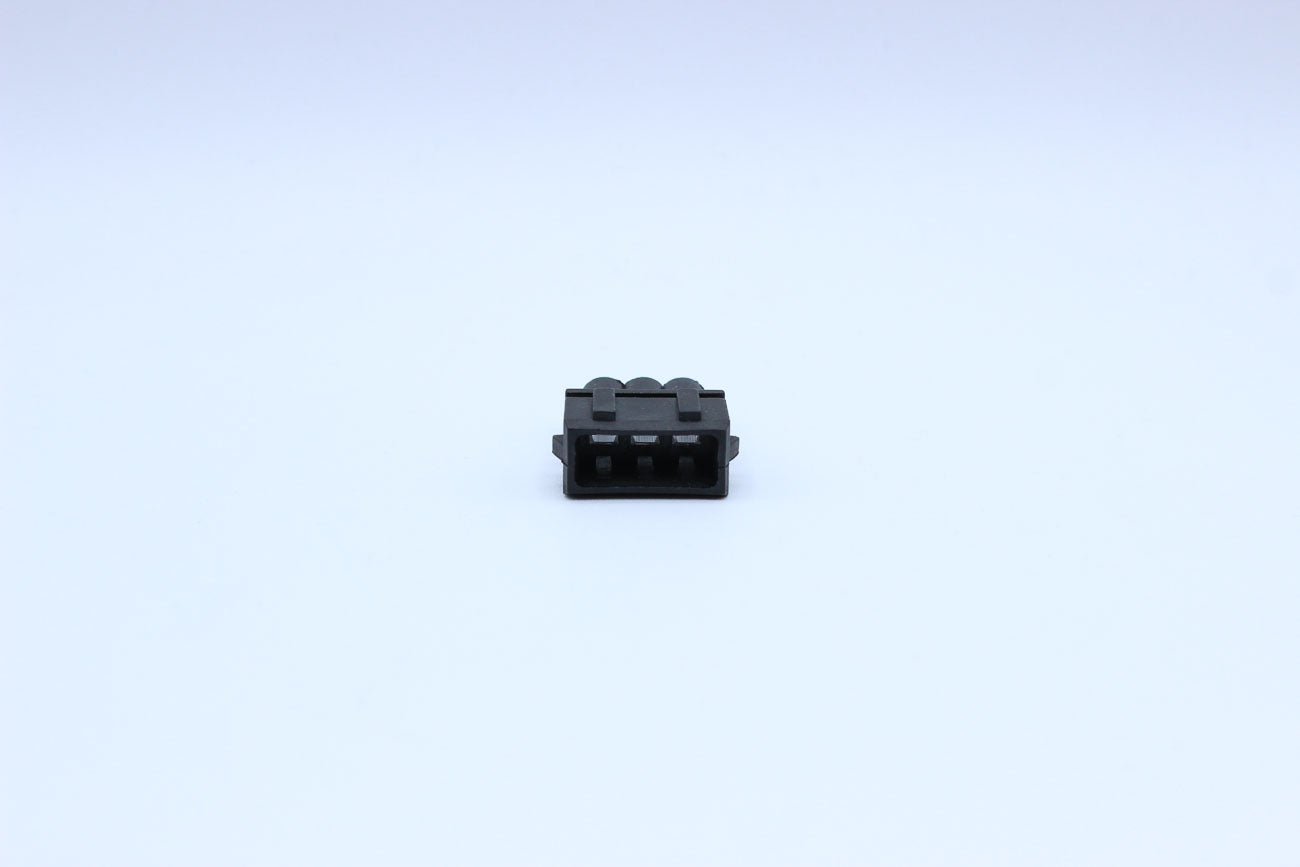 Delphi Male Timer Black - 3 Terminal in Style: Connector Only. Delphi Timer in Black. These connectors are typically found in OEM applications and are available as a connector only or as a flying lead. An extra terminal is included with every connector, b