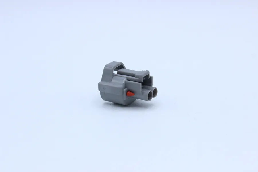 Sumitomo Female MT Gray Injector relief type 2 - 2 Terminal in Style: Connector Only. Sumitomo MT in Gray. These connectors are typically found in OEM applications and are available as a connector only or as a flying lead. An extra terminal is included wi