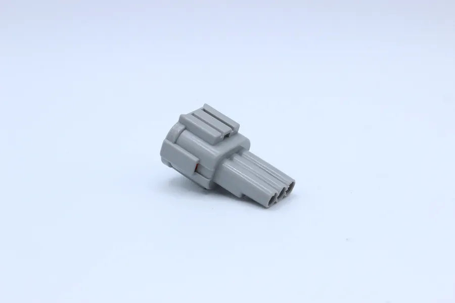 Sumitomo Male RS Gray - 3 Terminal in Style: Connector Only. Sumitomo RS in Gray. These connectors are typically found in OEM applications and are available as a connector only or as a flying lead. An extra terminal is included with every connector, becau
