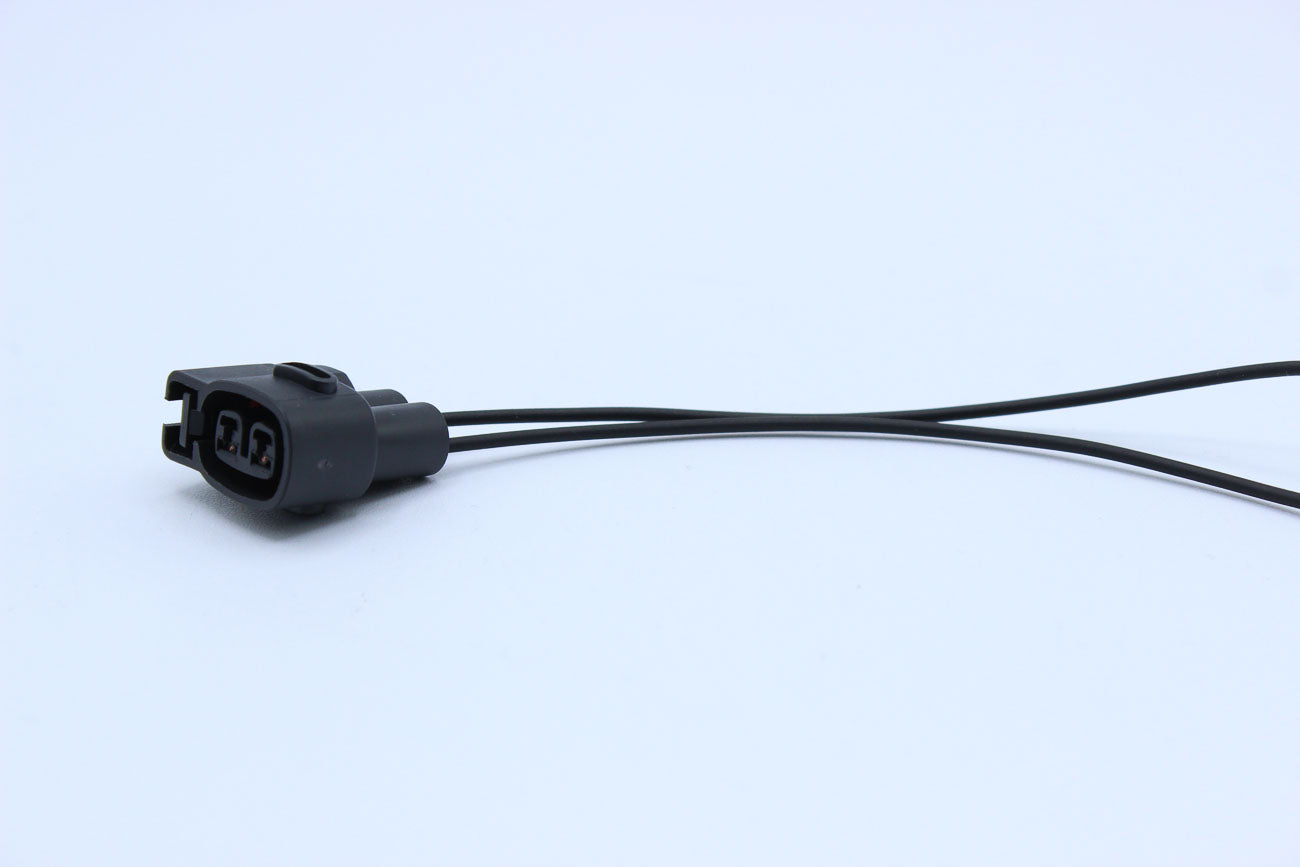 KET Female 090 Black Horizontal lock tab layout - 2 Terminal in Style: Flying Lead. KET 090 in Black. These connectors are typically found in OEM applications and are available as a connector only or as a flying lead. An extra terminal is included with ev