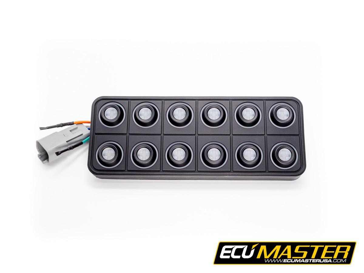 ECUMaster 4, 6, 8 or 12 Button Keypad