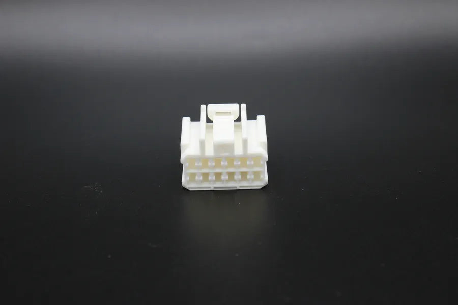 Sumitomo Female White - 12 Terminal in Style: Flying Lead. Sumitomo in White. These connectors are typically found in OEM applications and are available as a connector only or as a flying lead. An extra terminal is included with every connector, because m