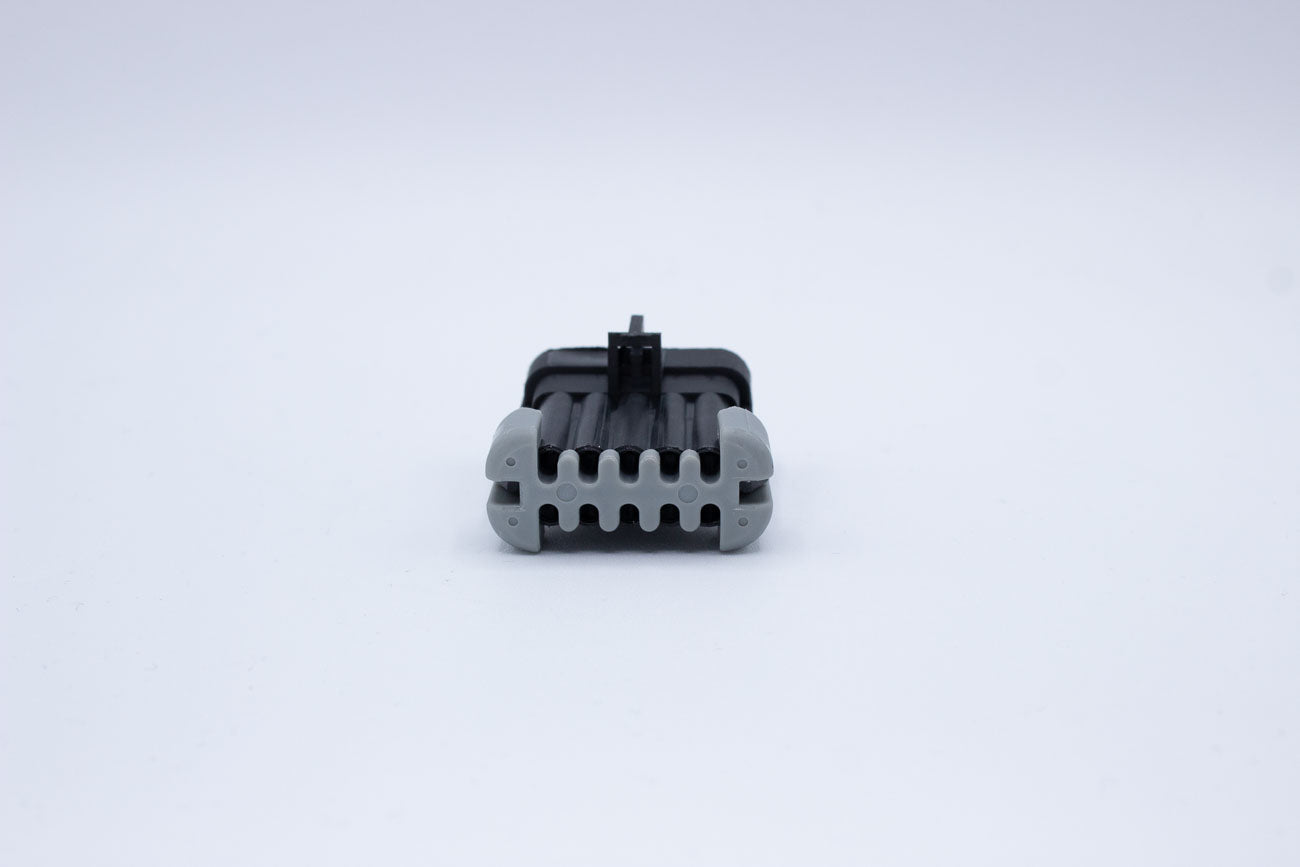 Delphi Male Metri-pack 150 Black - 10 Terminal in Style: Connector Only. Delphi Metri-pack 150 in Black. These connectors are typically found in OEM applications and are available as a connector only or as a flying lead. An extra terminal is included with