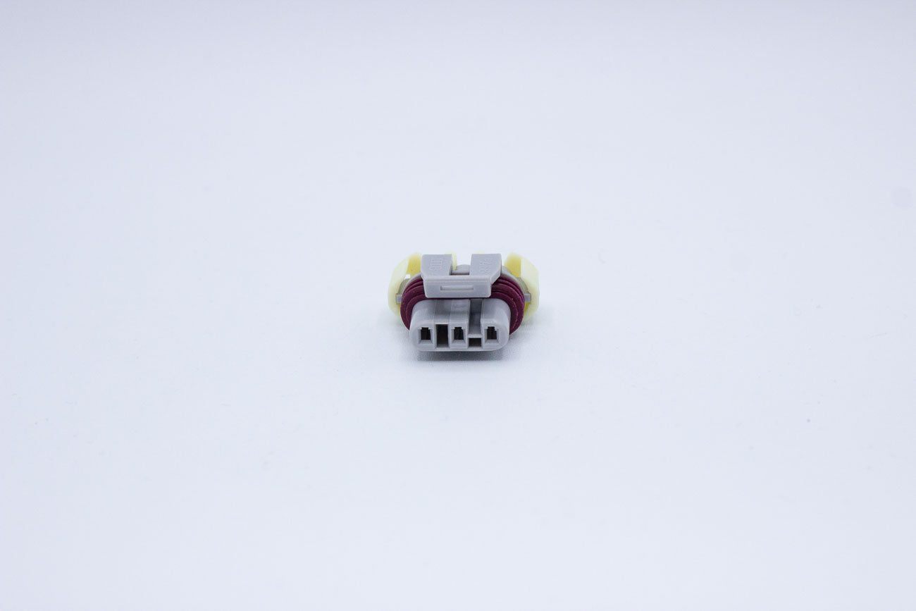 Delphi Female Metri-pack 150 Grey Code 2 - 3 Terminal in Style: Connector Only. Delphi Metri-pack 150 in Grey. These connectors are typically found in OEM applications and are available as a connector only or as a flying lead. An extra terminal is include