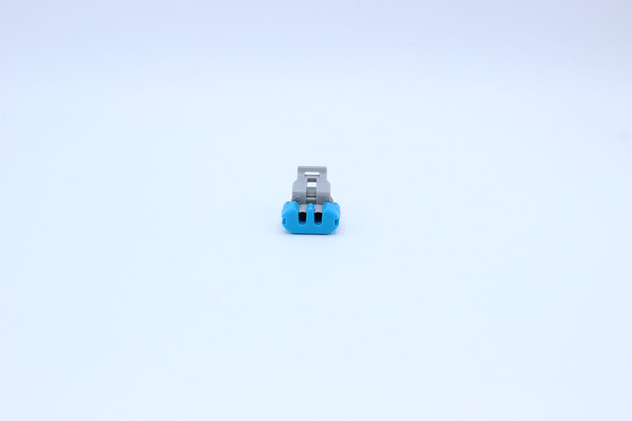 Delphi Female Metri-pack 150 Grey - 2 Terminal in Style: Connector Only. Delphi Metri-pack 150 in Grey. These connectors are typically found in OEM applications and are available as a connector only or as a flying lead. An extra terminal is included with