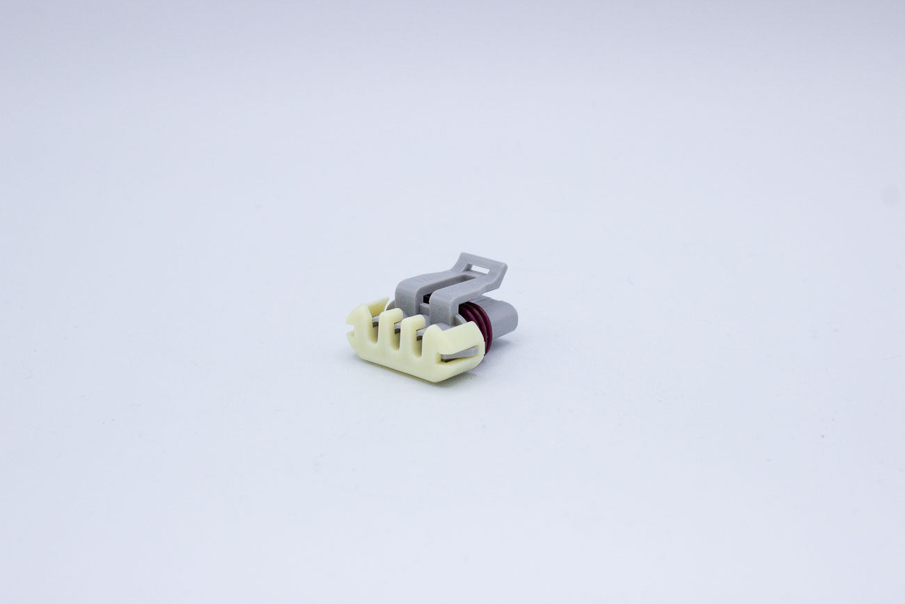 Delphi Female Metri-pack 150 Grey Code 2 - 3 Terminal in Style: Connector Only. Delphi Metri-pack 150 in Grey. These connectors are typically found in OEM applications and are available as a connector only or as a flying lead. An extra terminal is include