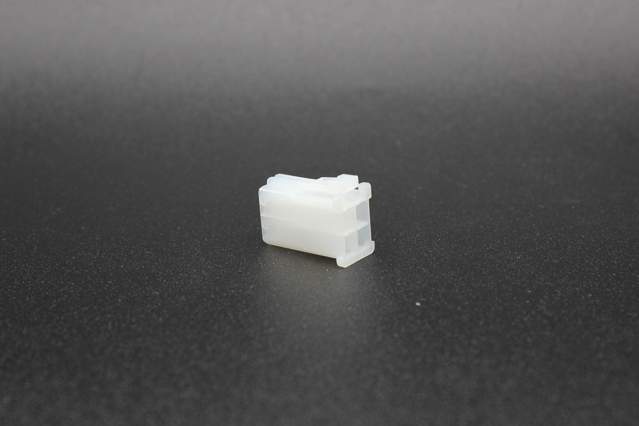 KET Female 090 White - 4 Terminal in Style: Connector Only. KET 090 in White. These connectors are typically found in OEM applications and are available as a connector only or as a flying lead. An extra terminal is included with every connector, because m