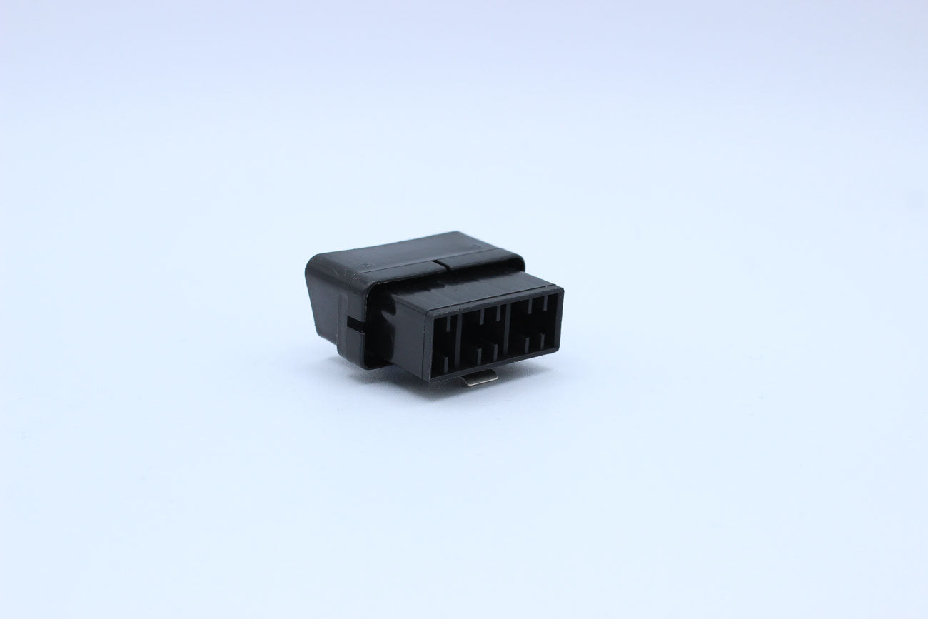 Delphi Male Metri-pack 150 Black OBD2 - 16 Terminal in Style: Connector Only. Delphi Metri-pack 150 in Black. These connectors are typically found in OEM applications and are available as a connector only or as a flying lead. An extra terminal is included