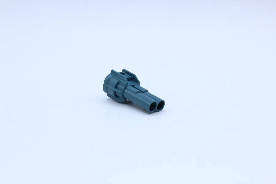 Sumitomo Male TS Blue - 2 Terminal in Style: Connector Only. Sumitomo TS in Blue. These connectors are typically found in OEM applications and are available as a connector only or as a flying lead. An extra terminal is included with every connector, becau