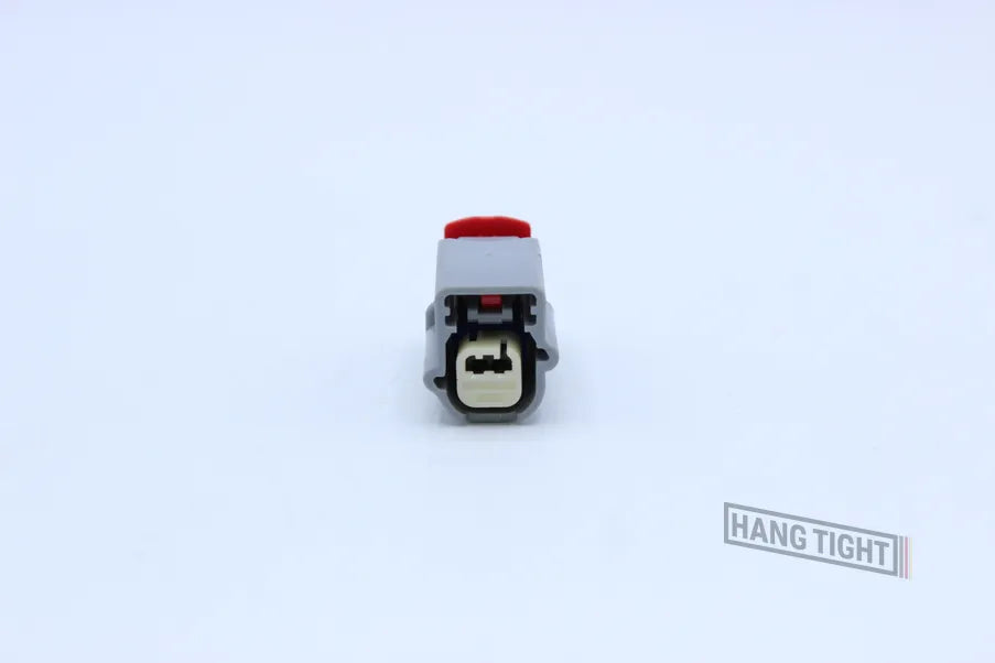 Molex Female MX64 Gray Code B - 2 Terminal in Style: Flying Lead. Molex MX64 in Gray. These connectors are typically found in OEM applications and are available as a connector only or as a flying lead. An extra terminal is included with every connector, b