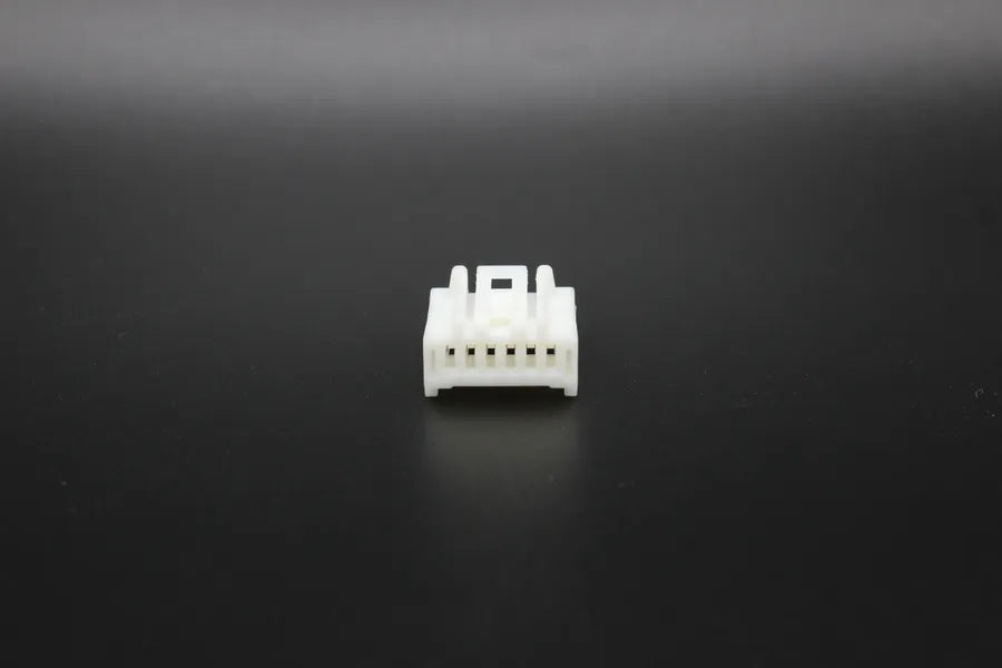 Sumitomo Female HE White - 6 Terminal in Style: Flying Lead. Sumitomo HE in White. These connectors are typically found in OEM applications and are available as a connector only or as a flying lead. An extra terminal is included with every connector, beca