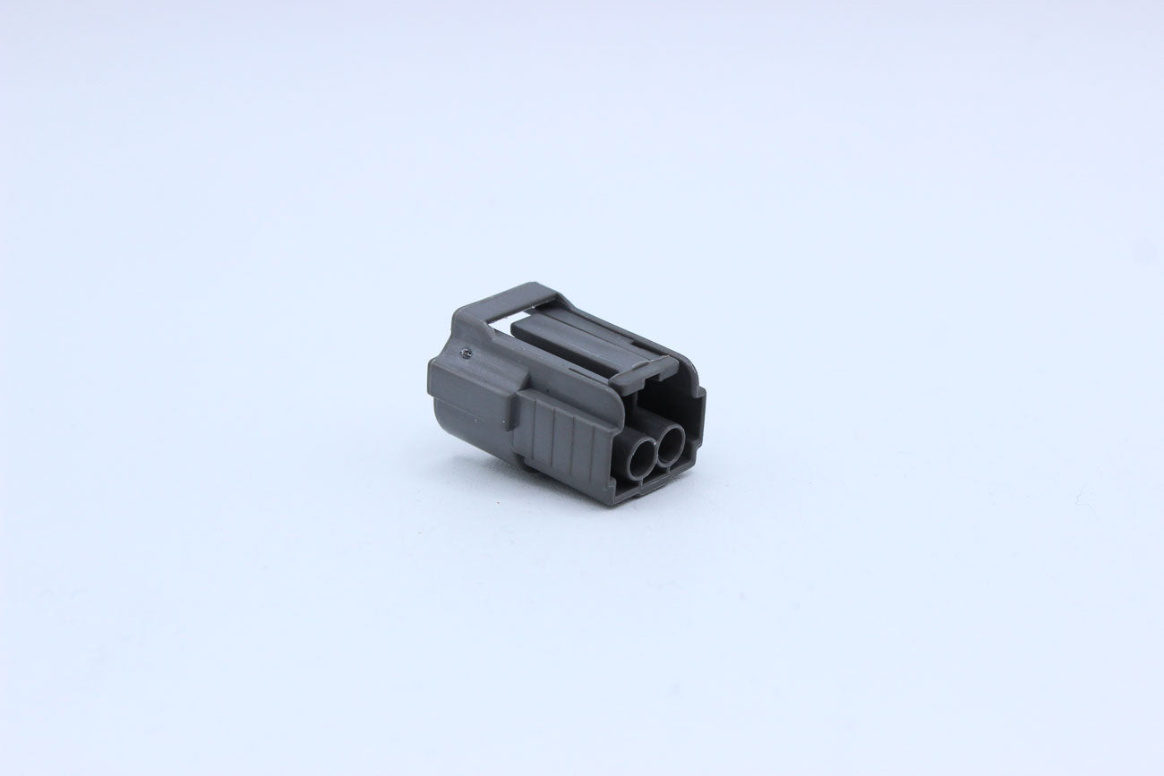 Sumitomo Female DL Gray - 2 Terminal in Style: Flying Lead. Sumitomo DL in Gray. These connectors are typically found in OEM applications and are available as a connector only or as a flying lead. An extra terminal is included with every connector, becaus