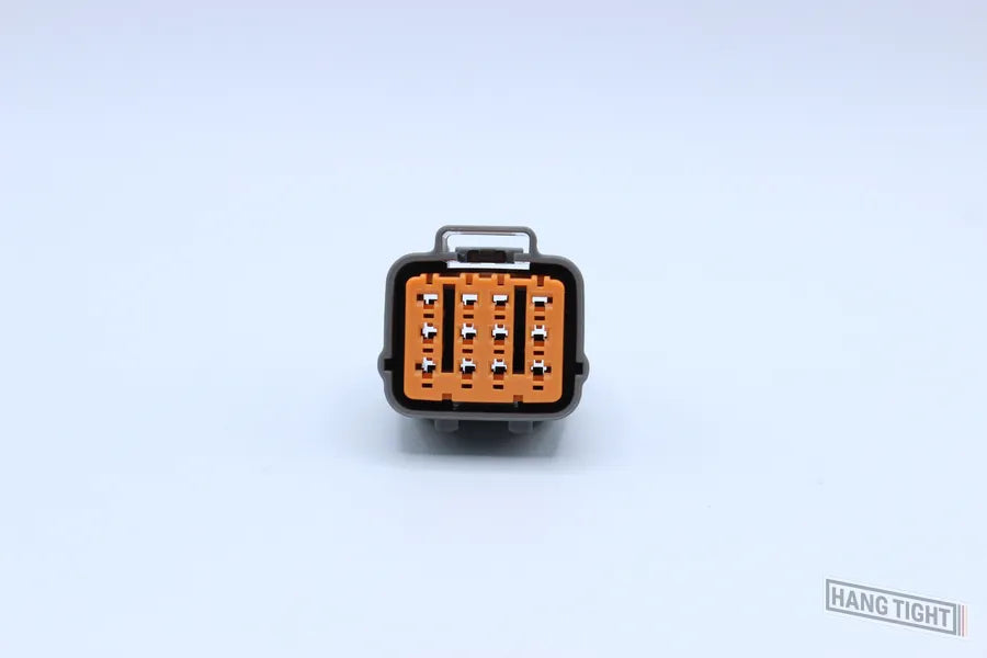 Sumitomo Female DL Gray - 8 Terminal in Style: Connector Only. Sumitomo DL in Gray. These connectors are typically found in OEM applications and are available as a connector only or as a flying lead. An extra terminal is included with every connector, bec