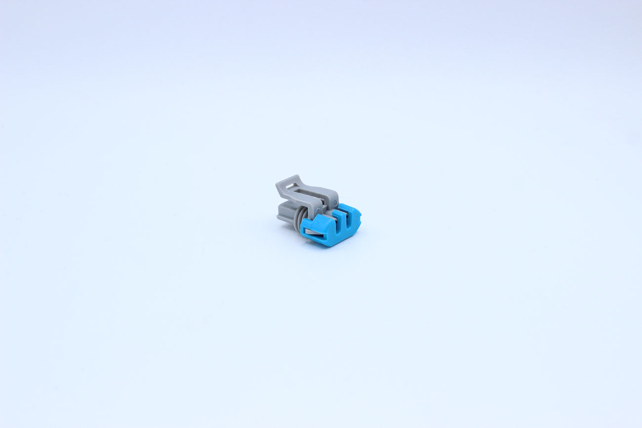 Delphi Female Metri-pack 150 Grey - 2 Terminal in Style: Connector Only. Delphi Metri-pack 150 in Grey. These connectors are typically found in OEM applications and are available as a connector only or as a flying lead. An extra terminal is included with