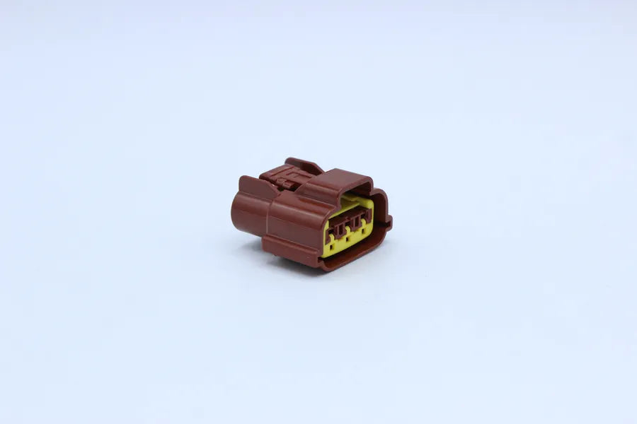 Sumitomo Female 62 Brown - 3 Terminal in Style: Flying Lead. Sumitomo 62 in Brown. These connectors are typically found in OEM applications and are available as a connector only or as a flying lead. An extra terminal is included with every connector, beca