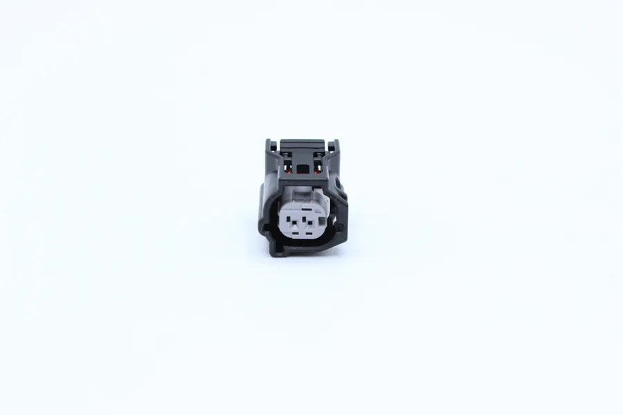 Sumitomo Female Black tab width 0.64 - 2 Terminal in Style: Flying Lead. Sumitomo in Black. These connectors are typically found in OEM applications and are available as a connector only or as a flying lead. An extra terminal is included with every connec