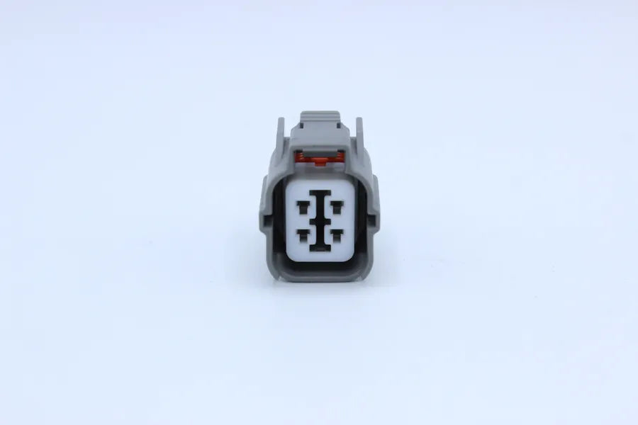 Sumitomo Male HW Gray - 4 Terminal in Style: Flying Lead. Sumitomo HW in Gray. These connectors are typically found in OEM applications and are available as a connector only or as a flying lead. An extra terminal is included with every connector, because