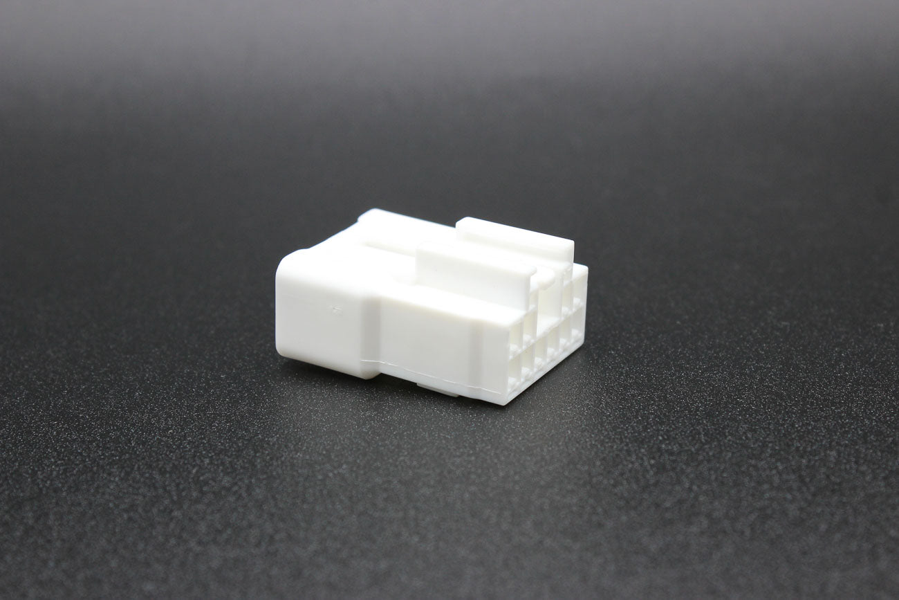 KET Male 090 II White - 10 Terminal in Style: Flying Lead. KET 090 II in White. These connectors are typically found in OEM applications and are available as a connector only or as a flying lead. An extra terminal is included with every connector, because