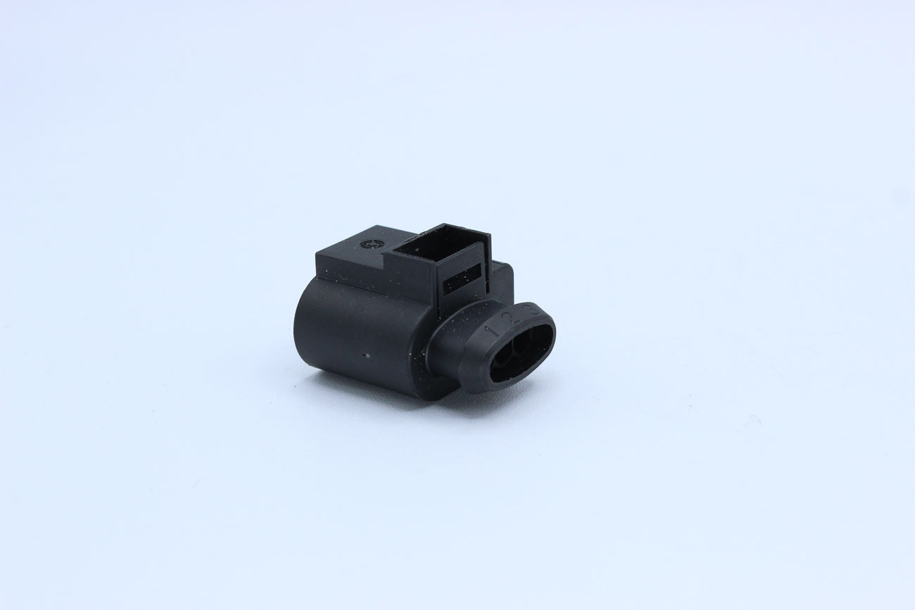 FCI Female HPCS Black - 3 Terminal in Style: Connector Only. FCI HPCS in Black. These connectors are typically found in OEM applications and are available as a connector only or as a flying lead. An extra terminal is included with every connector, because