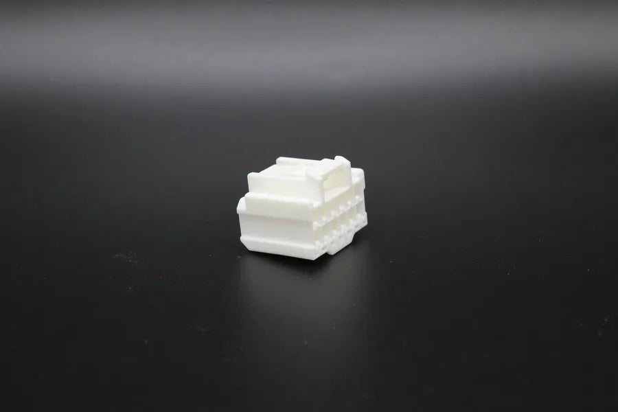 Sumitomo Female White - 12 Terminal in Style: Flying Lead. Sumitomo in White. These connectors are typically found in OEM applications and are available as a connector only or as a flying lead. An extra terminal is included with every connector, because m
