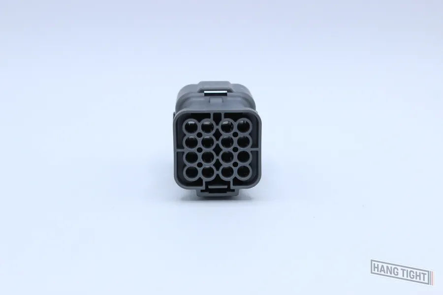 Sumitomo Male DL Gray - 16 Terminal in Style: Flying Lead. Sumitomo DL in Gray. These connectors are typically found in OEM applications and are available as a connector only or as a flying lead. An extra terminal is included with every connector, because