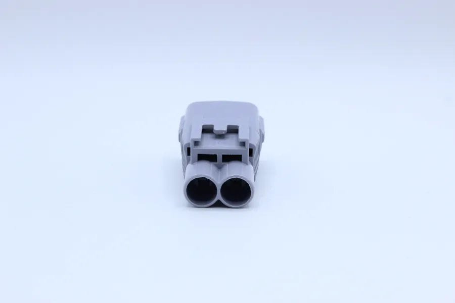 Sumitomo Male TS Gray Tab width 8 - 2 Terminal in Style: Connector Only. Sumitomo TS in Gray. These connectors are typically found in OEM applications and are available as a connector only or as a flying lead. An extra terminal is included with every conn