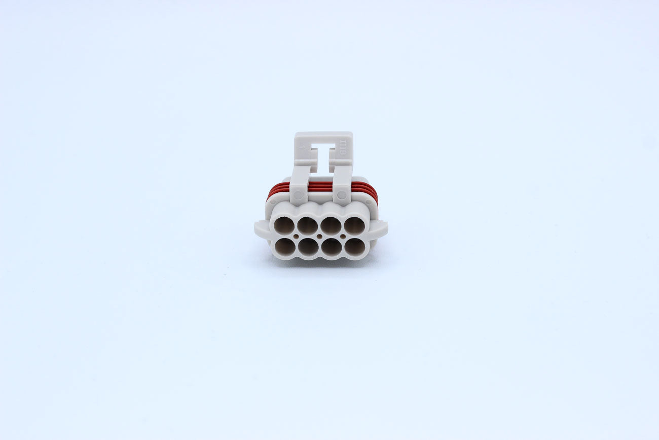 Delphi Female Metri-pack 150 Grey Code 2 - 7 Terminal in Style: Connector Only. Delphi Metri-pack 150 in Grey. These connectors are typically found in OEM applications and are available as a connector only or as a flying lead. An extra terminal is include