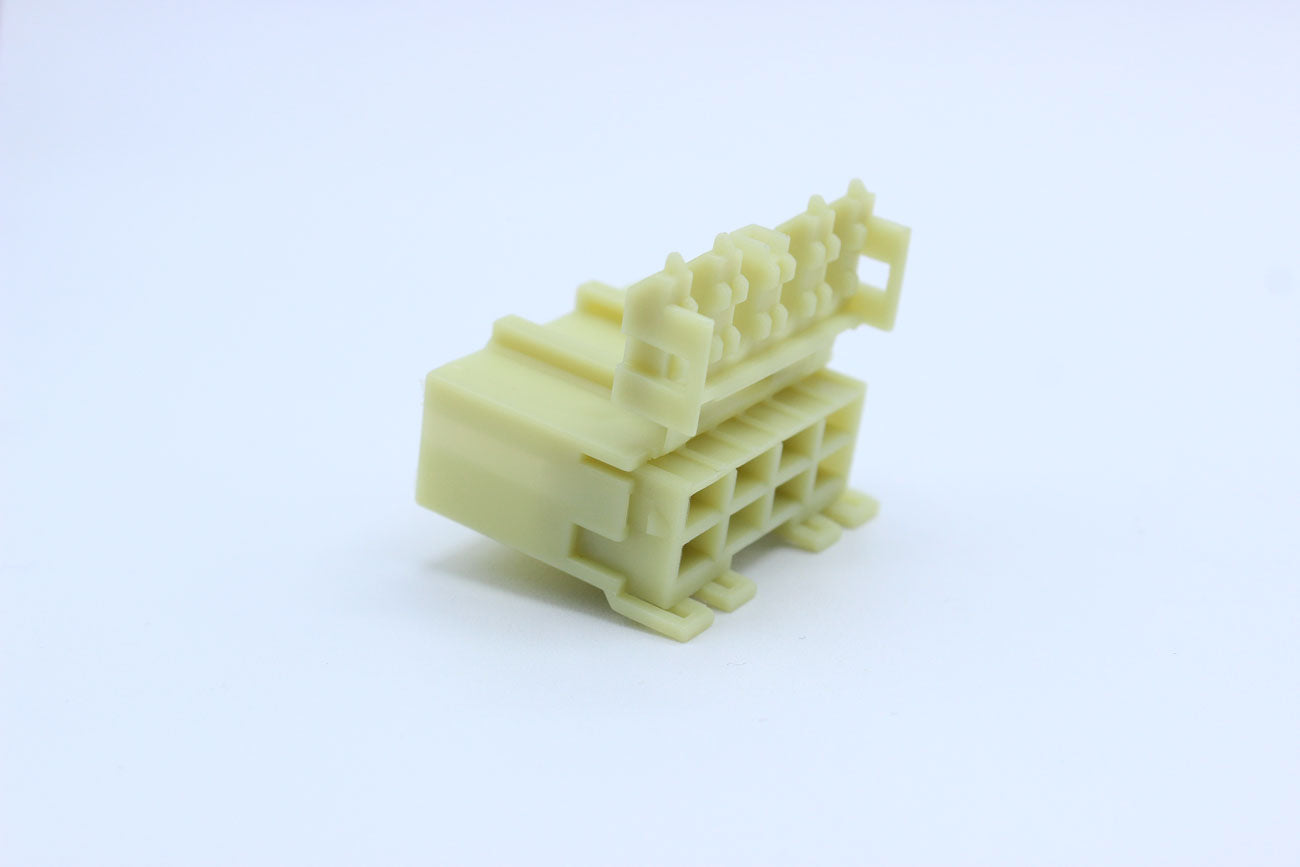 KET Male 250 Yellow - 8 Terminal in Style: Flying Lead. KET 250 in Yellow. These connectors are typically found in OEM applications and are available as a connector only or as a flying lead. An extra terminal is included with every connector, because mist