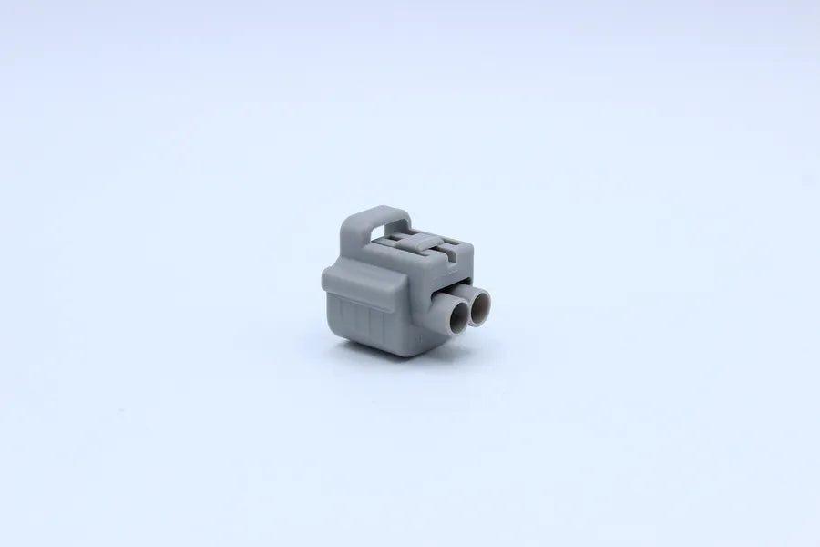 Sumitomo Female TS Gray type 2 - 2 Terminal in Style: Flying Lead. Sumitomo TS in Gray. These connectors are typically found in OEM applications and are available as a connector only or as a flying lead. An extra terminal is included with every connector,