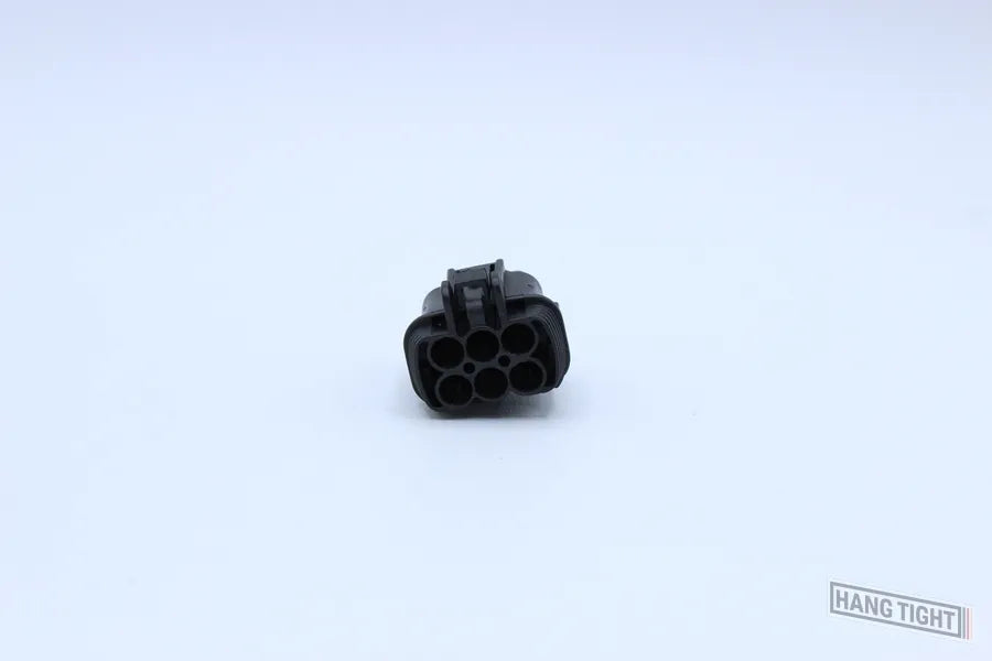 Sumitomo Female RS Black - 6 Terminal in Style: Connector Only. Sumitomo RS in Black. These connectors are typically found in OEM applications and are available as a connector only or as a flying lead. An extra terminal is included with every connector, b