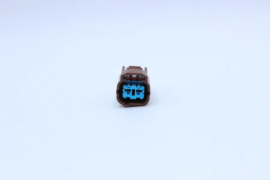 Sumitomo Female HX Brown - 2 Terminal in Style: Connector Only. Sumitomo HX in Brown. These connectors are typically found in OEM applications and are available as a connector only or as a flying lead. An extra terminal is included with every connector, b