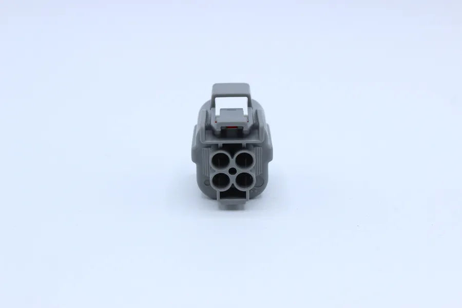 Sumitomo Male HW Gray - 4 Terminal in Style: Flying Lead. Sumitomo HW in Gray. These connectors are typically found in OEM applications and are available as a connector only or as a flying lead. An extra terminal is included with every connector, because