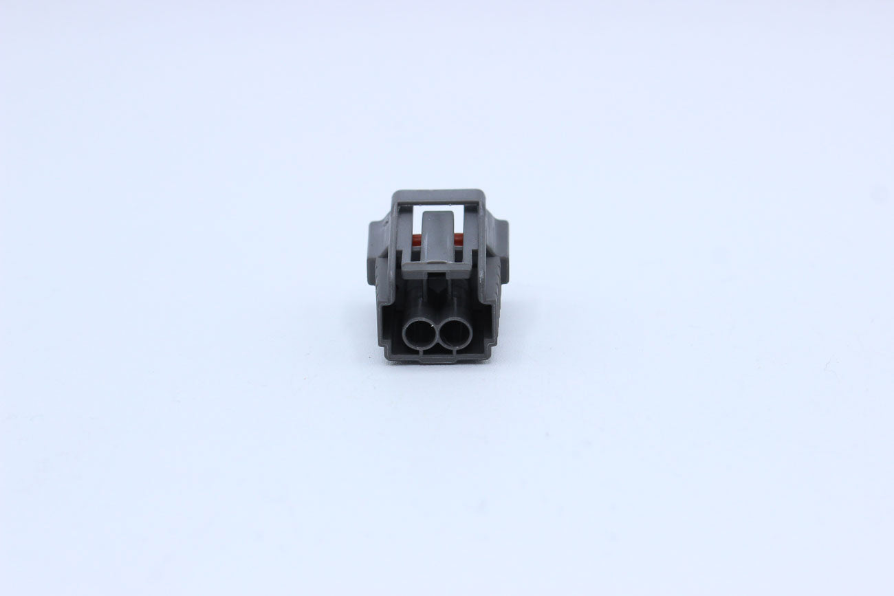 Sumitomo Female DL Gray - 2 Terminal in Style: Flying Lead. Sumitomo DL in Gray. These connectors are typically found in OEM applications and are available as a connector only or as a flying lead. An extra terminal is included with every connector, becaus