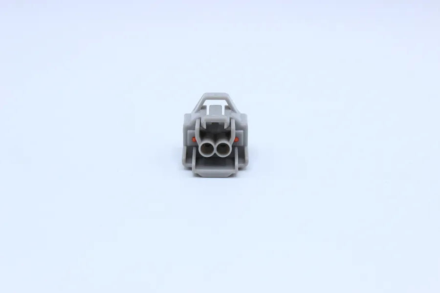 Sumitomo Female MT Gray Injector relief type 2 - 2 Terminal in Style: Connector Only. Sumitomo MT in Gray. These connectors are typically found in OEM applications and are available as a connector only or as a flying lead. An extra terminal is included wi