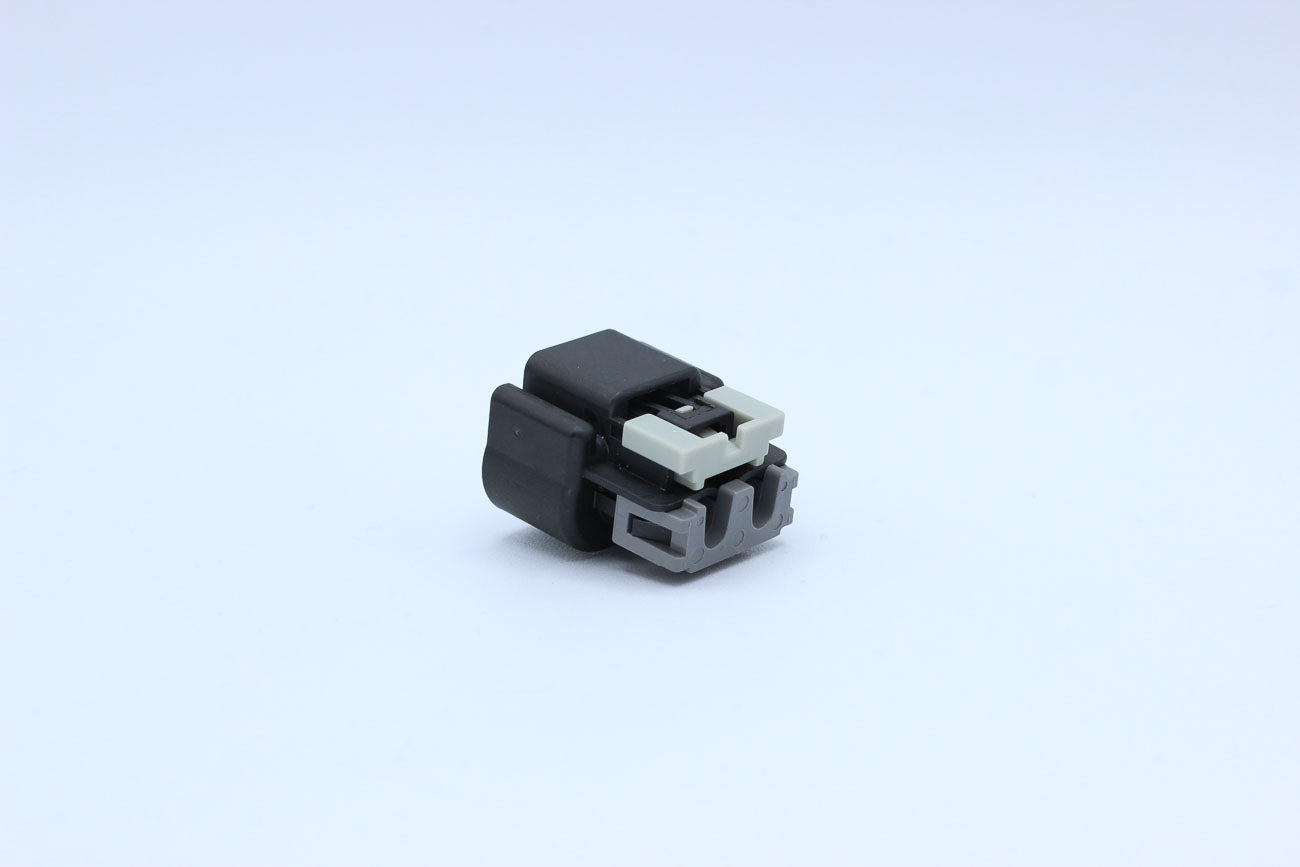 Delphi Female GT630 Black - 2 Terminal in Style: Flying Lead. Delphi GT630 in Black. These connectors are typically found in OEM applications and are available as a connector only or as a flying lead. An extra terminal is included with every connector, be