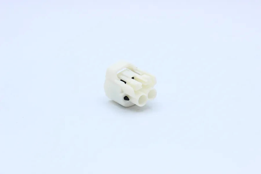 Sumitomo Female TS White - 2 Terminal in Style: Connector Only. Sumitomo TS in White. These connectors are typically found in OEM applications and are available as a connector only or as a flying lead. An extra terminal is included with every connector, b