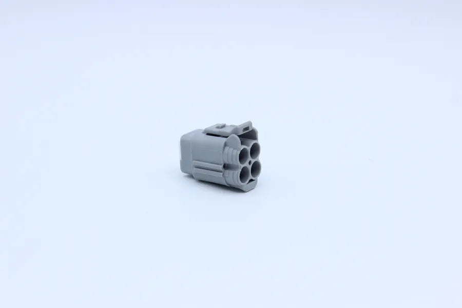 Sumitomo Female TS Gray type 1 - 4 Terminal in Style: Flying Lead. Sumitomo TS in Gray. These connectors are typically found in OEM applications and are available as a connector only or as a flying lead. An extra terminal is included with every connector,