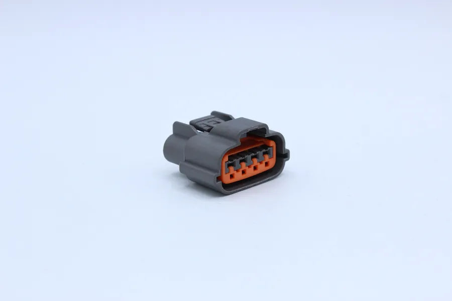 Sumitomo Female 62 Gray - 4 Terminal in Style: Connector Only. Sumitomo 62 in Gray. These connectors are typically found in OEM applications and are available as a connector only or as a flying lead. An extra terminal is included with every connector, bec