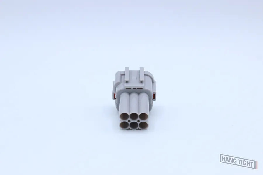 Sumitomo Male RS Gray - 6 Terminal in Style: Flying Lead. Sumitomo RS in Gray. These connectors are typically found in OEM applications and are available as a connector only or as a flying lead. An extra terminal is included with every connector, because