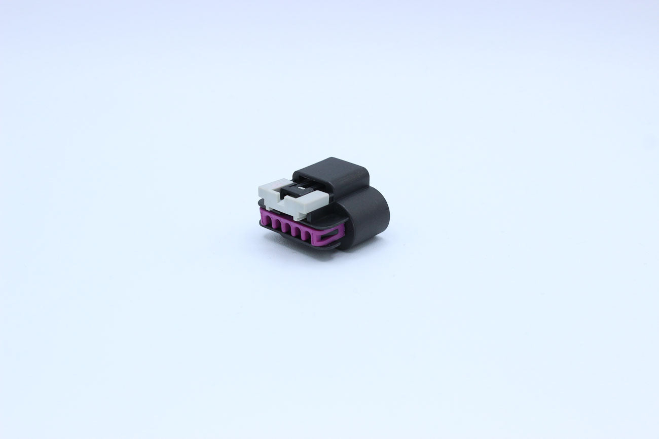 Delphi Female GT150 Black Shrouded - 5 Terminal in Style: Connector Only. Delphi GT150 in Black. These connectors are typically found in OEM applications and are available as a connector only or as a flying lead. An extra terminal is included with every c