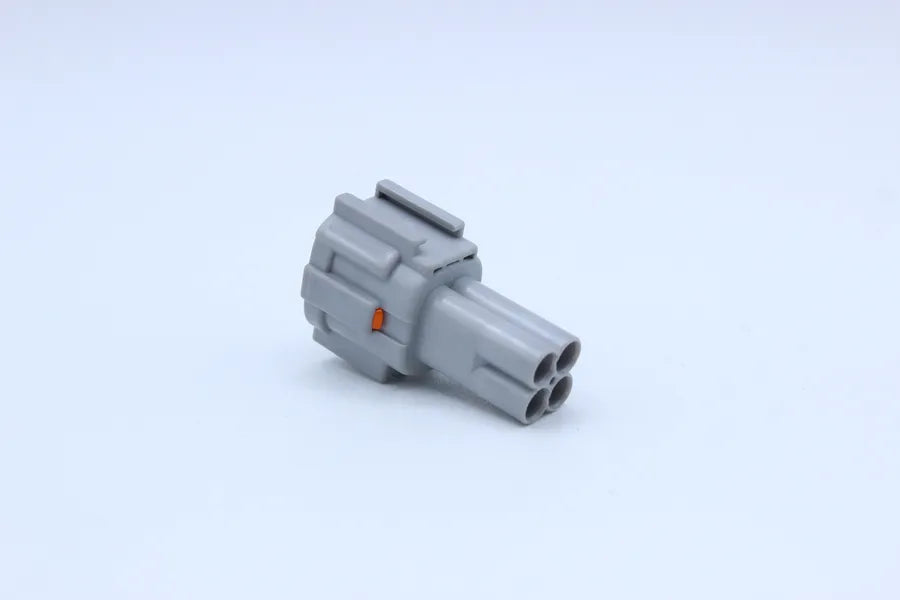 Sumitomo Male RS Gray - 4 Terminal in Style: Connector Only. Sumitomo RS in Gray. These connectors are typically found in OEM applications and are available as a connector only or as a flying lead. An extra terminal is included with every connector, becau