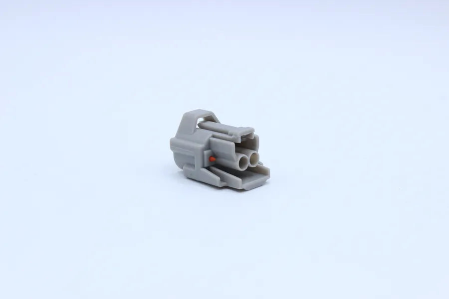 Sumitomo Female MT Gray Injector relief type 2 - 2 Terminal in Style: Connector Only. Sumitomo MT in Gray. These connectors are typically found in OEM applications and are available as a connector only or as a flying lead. An extra terminal is included wi