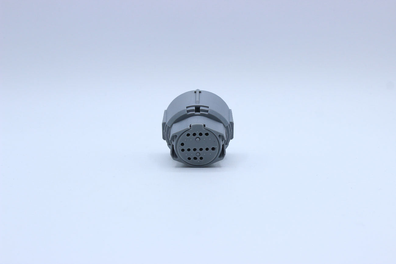 Delphi Female Micro-Pack 100 Grey - 14 Terminal in Style: Connector Only. Delphi Micro-Pack 100 in Grey. These connectors are typically found in OEM applications and are available as a connector only or as a flying lead. An extra terminal is included with