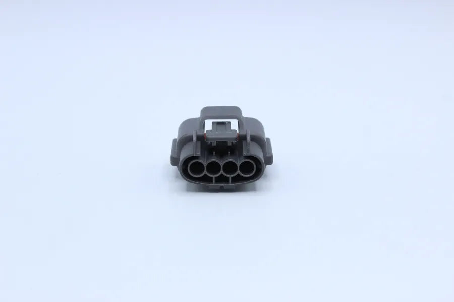 Sumitomo Female 62 Gray - 4 Terminal in Style: Connector Only. Sumitomo 62 in Gray. These connectors are typically found in OEM applications and are available as a connector only or as a flying lead. An extra terminal is included with every connector, bec