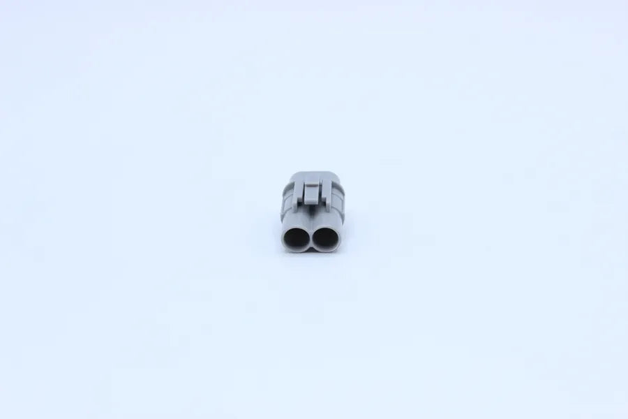 Sumitomo Female MT Gray Code 1 - 2 Terminal in Style: Flying Lead. Sumitomo MT in Gray. These connectors are typically found in OEM applications and are available as a connector only or as a flying lead. An extra terminal is included with every connector,