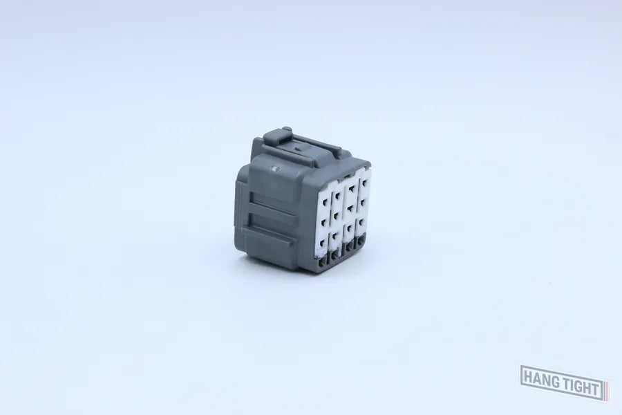 Sumitomo Female DL Gray - 16 Terminal in Style: Connector Only. Sumitomo DL in Gray. These connectors are typically found in OEM applications and are available as a connector only or as a flying lead. An extra terminal is included with every connector, be