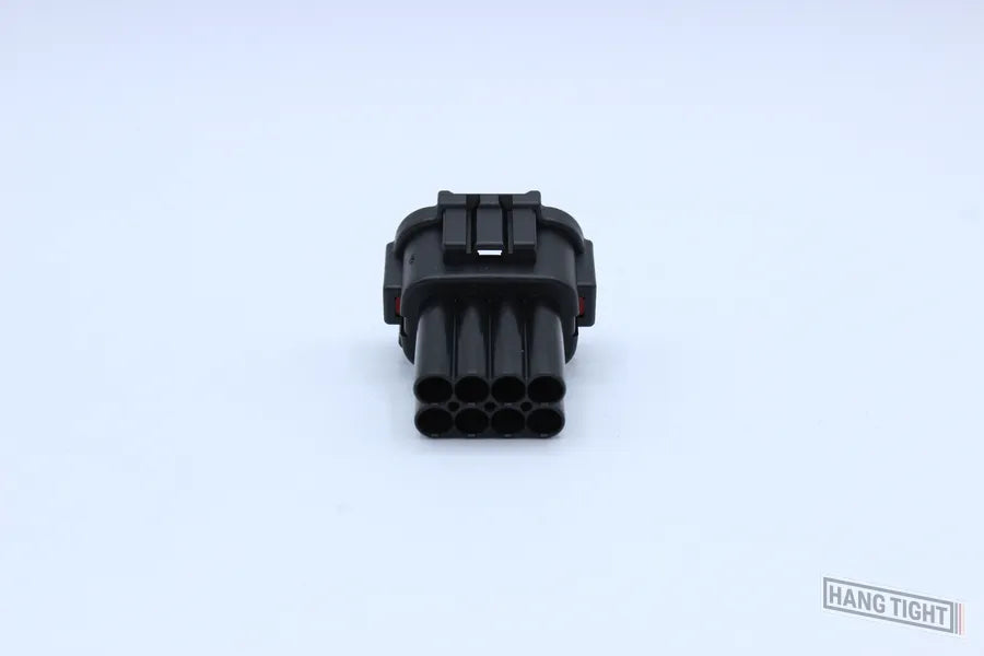 Sumitomo Male RS Black - 8 Terminal in Style: Flying Lead. Sumitomo RS in Black. These connectors are typically found in OEM applications and are available as a connector only or as a flying lead. An extra terminal is included with every connector, becaus
