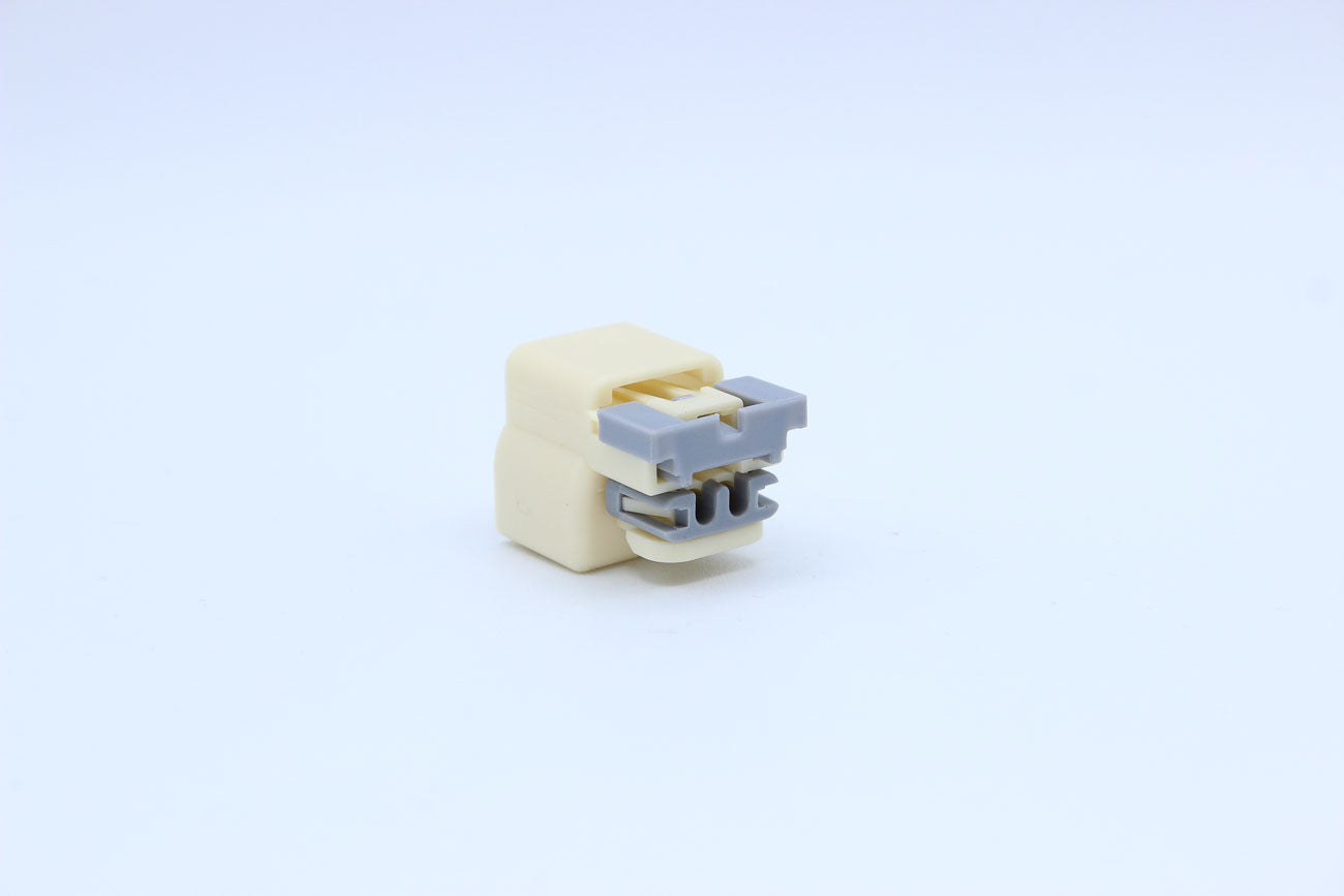 Delphi Female GT150 White Code 1 - 2 Terminal in Style: Connector Only. Delphi GT150 in White. These connectors are typically found in OEM applications and are available as a connector only or as a flying lead. An extra terminal is included with every con