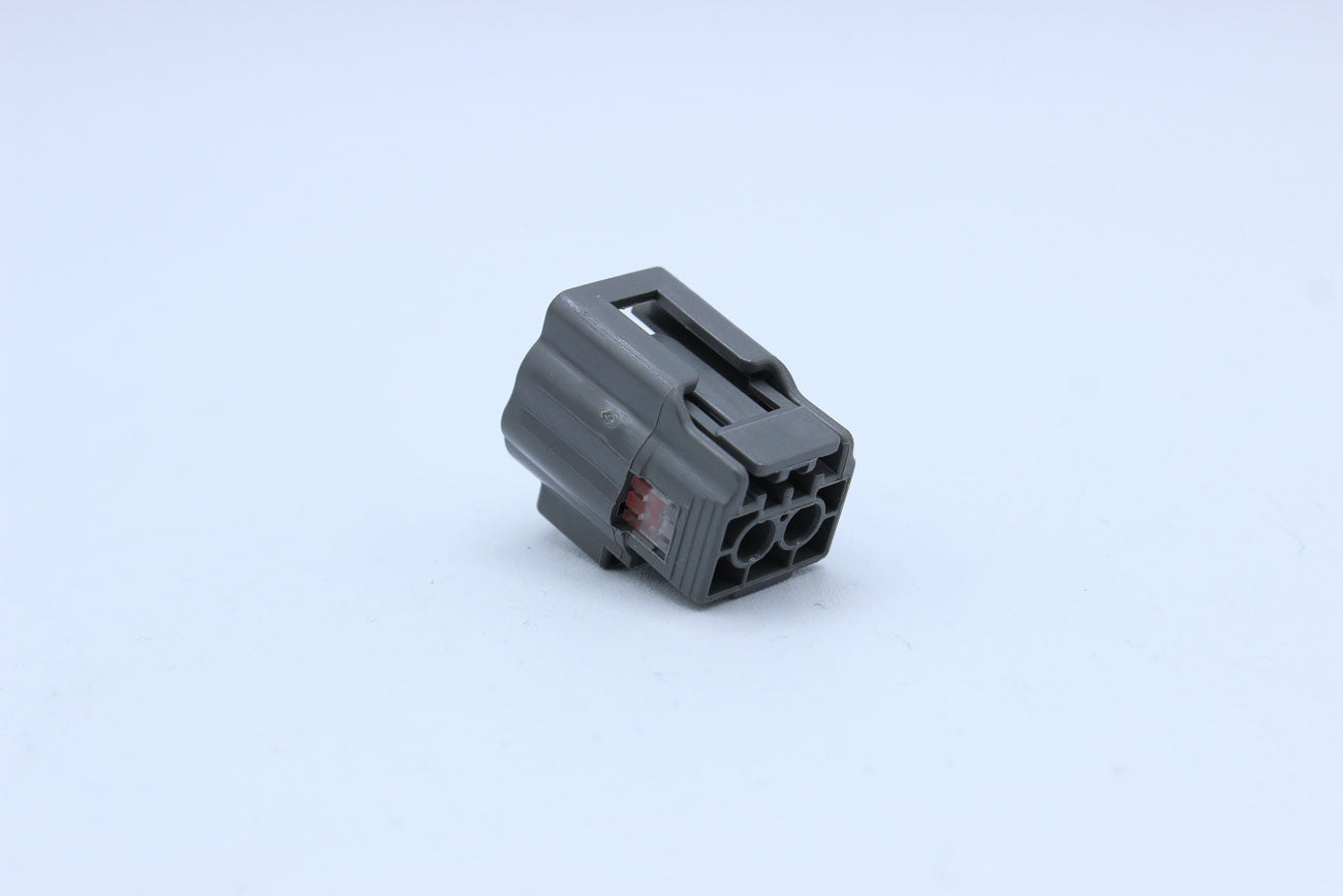 Sumitomo Female SL Grey - 2 Terminal in Style: Flying Lead. Sumitomo SL in Grey. These connectors are typically found in OEM applications and are available as a connector only or as a flying lead. An extra terminal is included with every connector, becaus