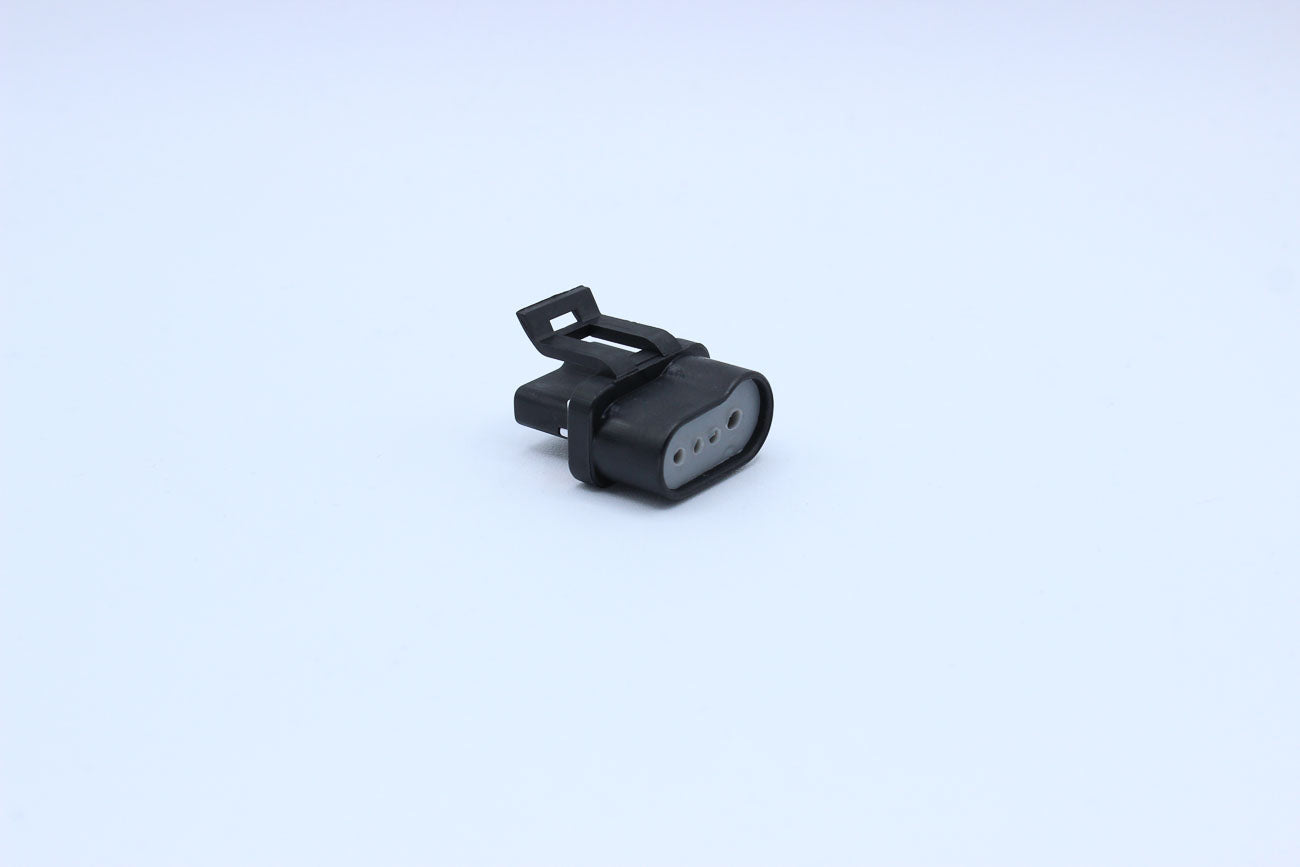 Delphi Female Metri-pack 150 Black Hybrid - 4 Terminal in Style: Connector Only. Delphi Metri-pack 150 in Black. These connectors are typically found in OEM applications and are available as a connector only or as a flying lead. An extra terminal is inclu